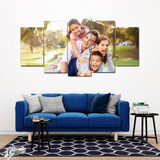 Cuadro Decorativo Personalizado Moderno Poliliptico Familia