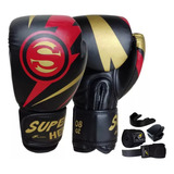 Luva Bandagem Bucal Infantil Boxe Muay Thai Kickboxing 3 Par