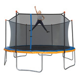 Sportspower Outdoor - 15 Ft. Cama Elastica Con Red Cerrada