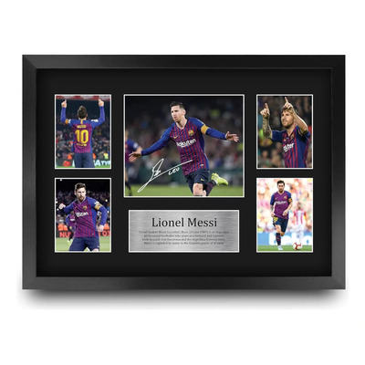 Lionel Messi Firmado Regalos Impresos Con Autógrafos