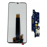 Tela Frontal Display Para Moto E6 Plus Xt2025 + Conector Usb