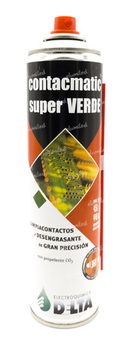 3 Contacmatic Super Verde Limpia Contacto Desengrasante 450g