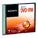 Dvd-rw Sony 2x,4.7gb, Regrabable/dmw475r