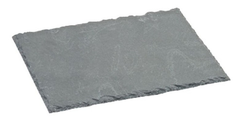 Plato Rectangular Piedra Pizarra 21x18cm