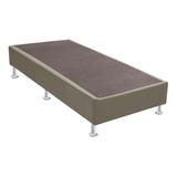 Base Para Cama Box Solteiro Florence L (23x78x188) Creme