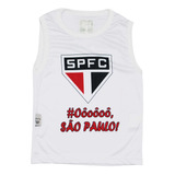 Camisa São Paulo Infantil Regata Oficial Torcida Revedor