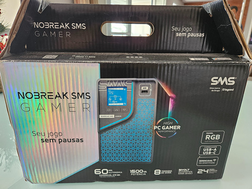 Nobreak Sms Gamer Performance 1500va/1050w Senoidal Pura