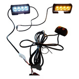 Kit Strobo Led Tipo Federal Blanco / Ámbar