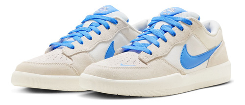 Tenis De Skateboarding Nike Sb Force 58 Azul/blanco