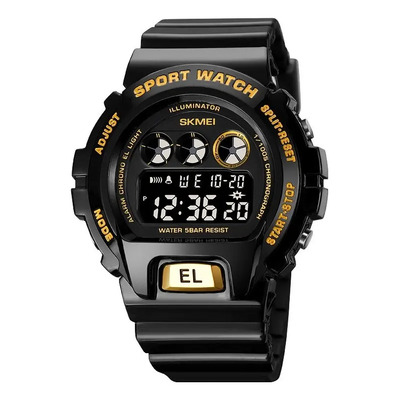 Relógio Masculino G Shock Skmei 1813bk Digital Preto  Branco | Parcelamento sem juros