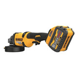 Amoladora Angular Inalámbrica Dewalt Flexvolt Dcg418t2 Color Amarillo 1700 w 220 v + Accesorio