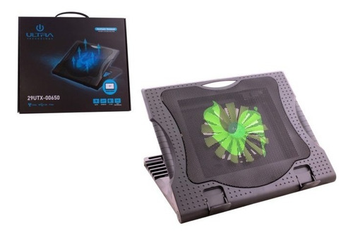 Ventilador Notebook 10-17  2 Puertos Usb Luz Azul