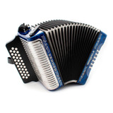 Acordeon Hohner Corona Ii 31 Botones 12 Bajos Azul A5644