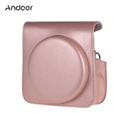 Funda Protectora De Piel Sintética Para Cámara, Color Rosa,