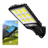 Luminária Solar 100w Led Com Sensor Automático E Fotocélula