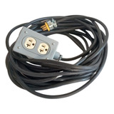 Extension Cable Uso Rudo 4m Calibre 10 Reforzada 100% Cobre