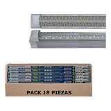 Lampara Led Tubo Regleta 48w 120cm Luz Fria Pack 18 Piezas