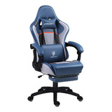 Silla Gamer Dowinx Blue Con Masajeador Lumbar