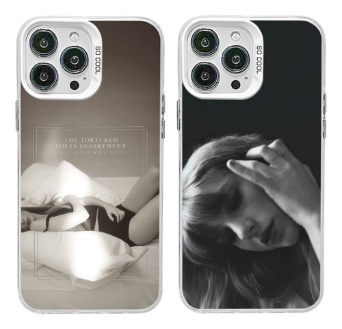 2pcs Ttpd Swiftie Taylor Swift Funda Para iPhone Case Imdw05