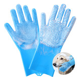 Pecute Cepillo De Bano De Doble Cara Para Perros, Guantes De