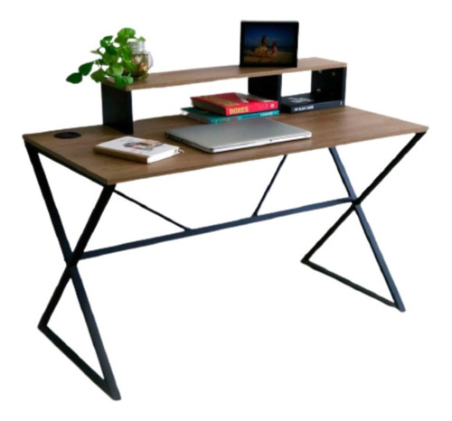 Mesa / Escritorio Rectangular Moderno Minimalista 2 Niv