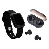 Kit Fone Sem Fio Via Bluetooth + Smartwatch Pronta Entrega