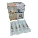 Agulha Descartável 13x45 (26g) Marrom - Descarpack - 100 Un