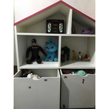 Casita Mueble Niños Organiza,juguetes Baules C/rue Bibliotec