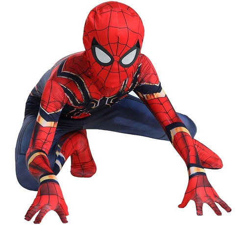 Disfraz Spiderman Para Niños Hombre Araña Iron Spider