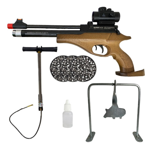 Pistola Pcp Marshall 4.5mm Beeman+bomba+red Dot+javali+oléo