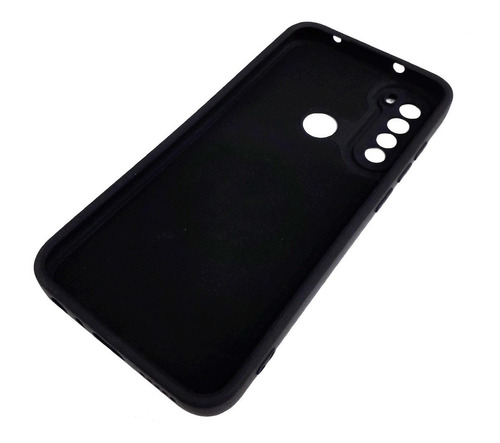 Capinha Proteção Veludo Para  Redmi Note 8 + Pel Vidro 3d 