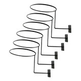 Soporte De Pared De Metal Para Colgar Sombreros, 6 Unidades