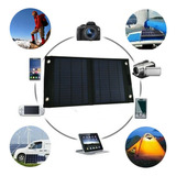 Batería Solar Plegable Portátil De 25 W Con Panel Solar Pleg