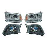 Faros Ram 2009 2010 2011 2013 2014 2015 16 2018 Cromados Led