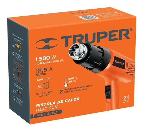 Pistola De Calor Profesional 1500w Truper