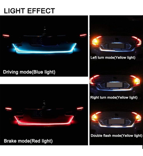 Cinta Tira Led Multicolor 1.2 Metros Maleta Auto Vehículos