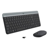 Kit Teclado Y Mouse Logitech Mk470inalambrico Qwerty Español