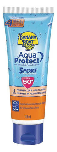 Protector Solar Banana Boat Fps 50+ Aqua Protect Sport 236ml