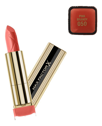 Labial Max Factor Color Elixir Pink Brandy 050 X3.5g Color Rosa