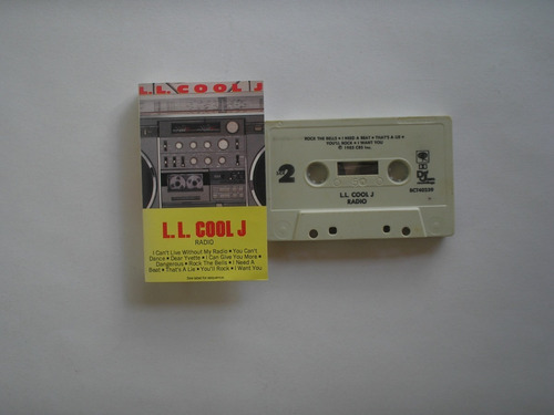 L L Cool J Radio  Casete Printed  Usa 1985
