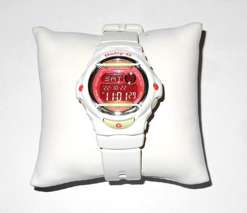 Reloj Casio Baby-g Bg-169r Quartz Digital Blanco Rosado