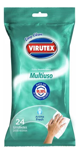 Toallas Húmedas Desinfectante Fresh X24u Virutex