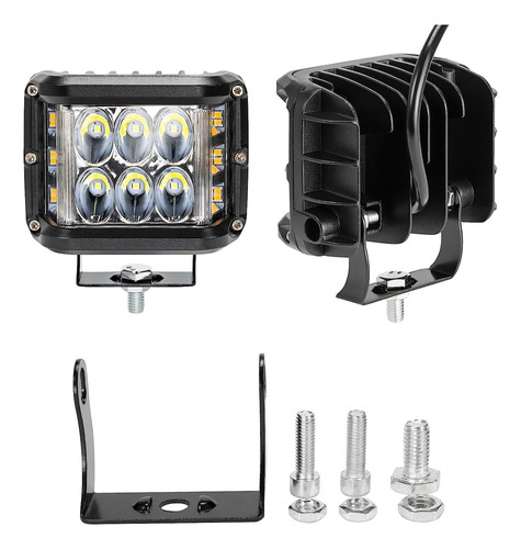 Par Faros Led Duallys Led Lateral Estrobo Ámbar Compatible