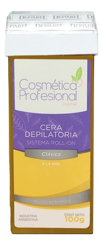 Repuesto Cera Depilatoria Natural Roll-on Clásica 100 G Profesional