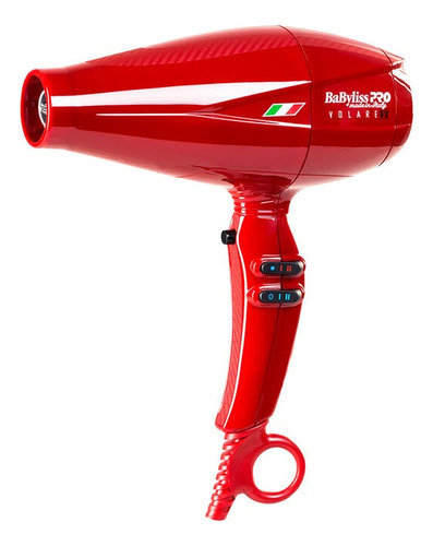 Secador De Pelo Babylisspro Volare V1 Babfrv1 Rojo 220v