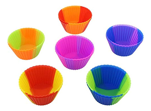 7penn Tazas De Silicona Para Hornear Cupcakes Moldes Reutili