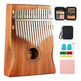 Kalimba Thumb Piano 17 Keys Hand Finger Piano Mbira Cao...