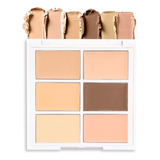 Paleta De Maquillaje Corrector De 6 Colores, Kit Cremoso De