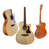 Guitarra Texana Electroacustica Natural Segovia Sgg118elnt