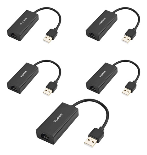 Giochem Adaptador Usb 2.0 A Ethernet Usb A Rj45 Compatible C